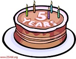 Happy Birthday ZSAM.org 5 Years Cake 5 Years