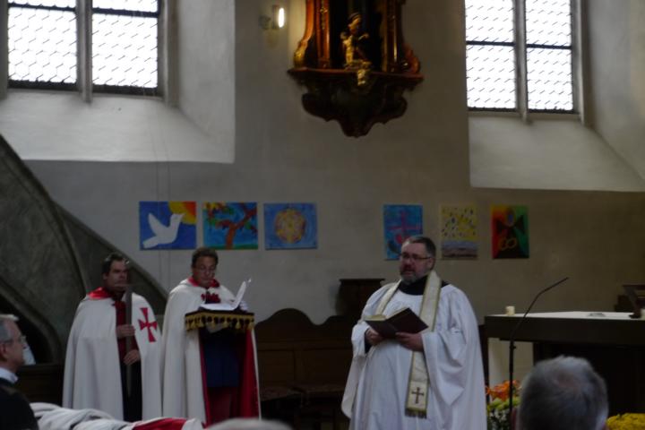 Investitur OSMTH Templerorden Österreich 22. Oktober 2016 Sankt Salvatorkirche Wien