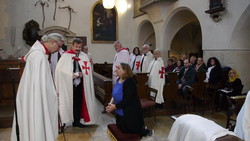 Investitur OSMTH Templerorden Österreich 22. Oktober 2016 Sankt Salvatorkirche Wien